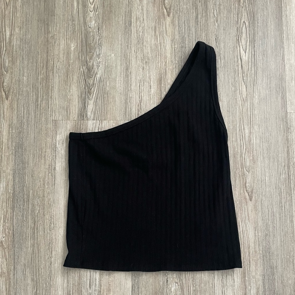 American Eagle - One Shoulder Tank Top Ribbed
